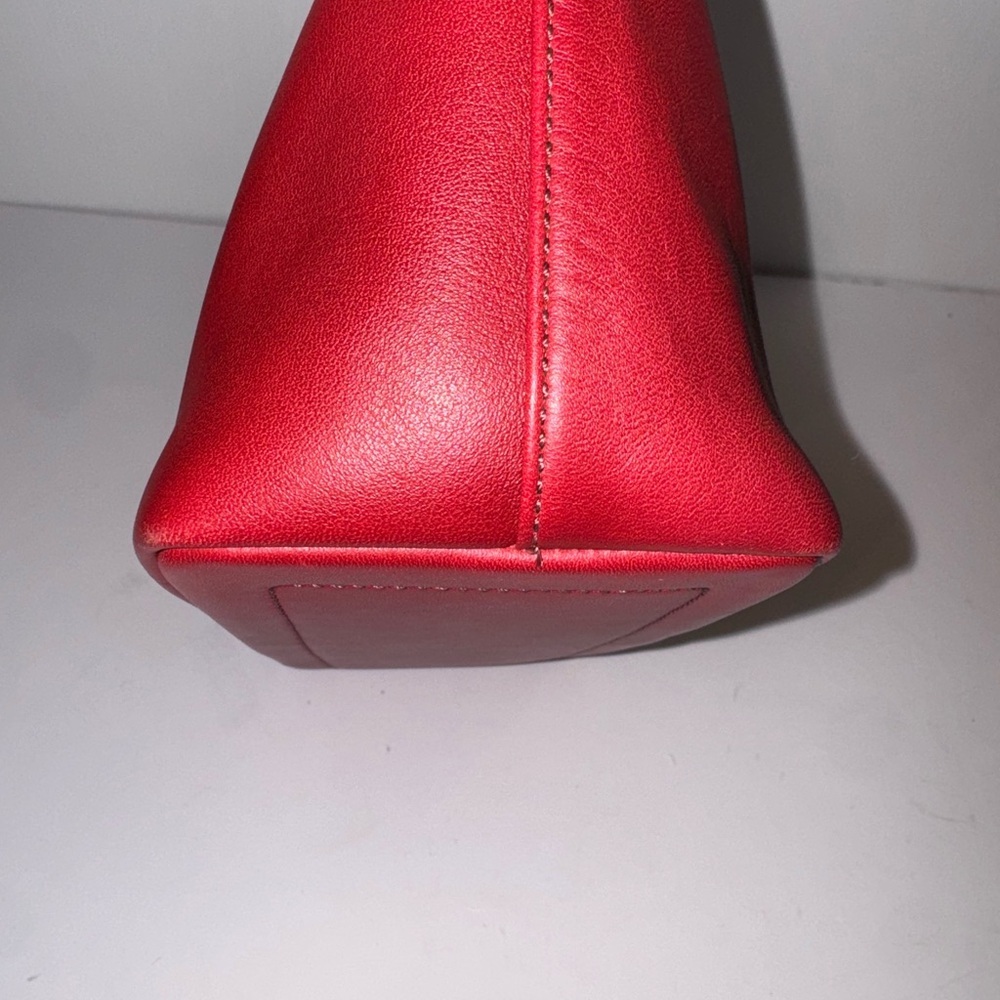 Coach Legacy Leather Hobo 9596 | Red Full Grain Leather | Vintage Y2K | - Picture 7 of 11